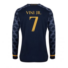 Real Madrid Vinicius Junior #7 Borta Kläder 2023-24 Långärmad